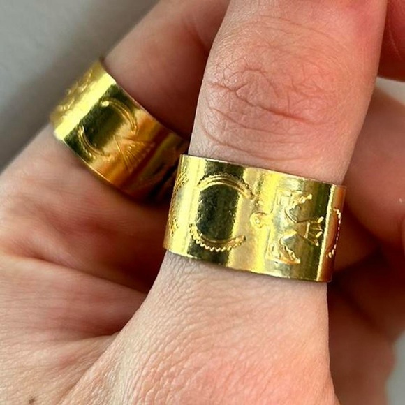 Gold Band Rings - Picture 2 of 2